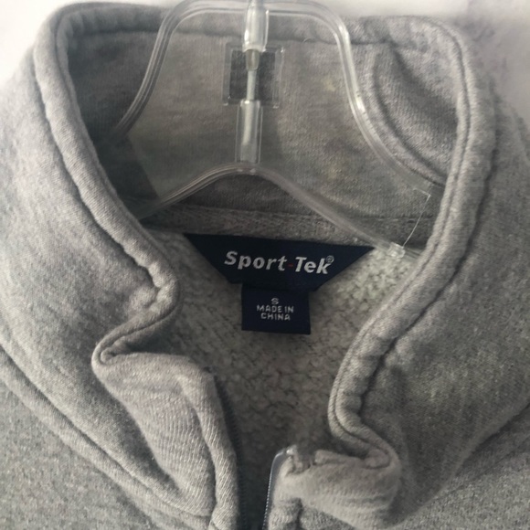 KID’S FACTORY LOGO ZIP UP SWEATSHIRT JACKET GREY MENS SMALL - Picture 6 of 8